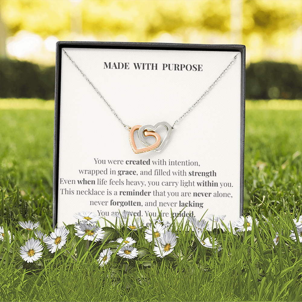 Made With Purpose Necklace – Inspirational Gift of Faith, Strength & Meaning