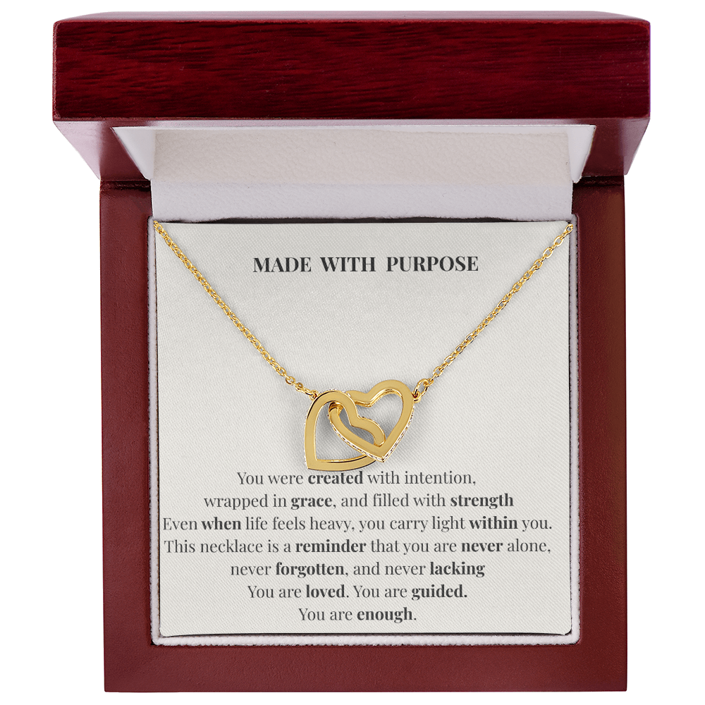 Made With Purpose Necklace – Inspirational Gift of Faith, Strength & Meaning