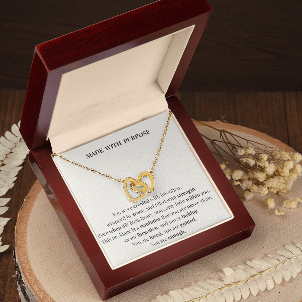 Made With Purpose Necklace – Inspirational Gift of Faith, Strength & Meaning