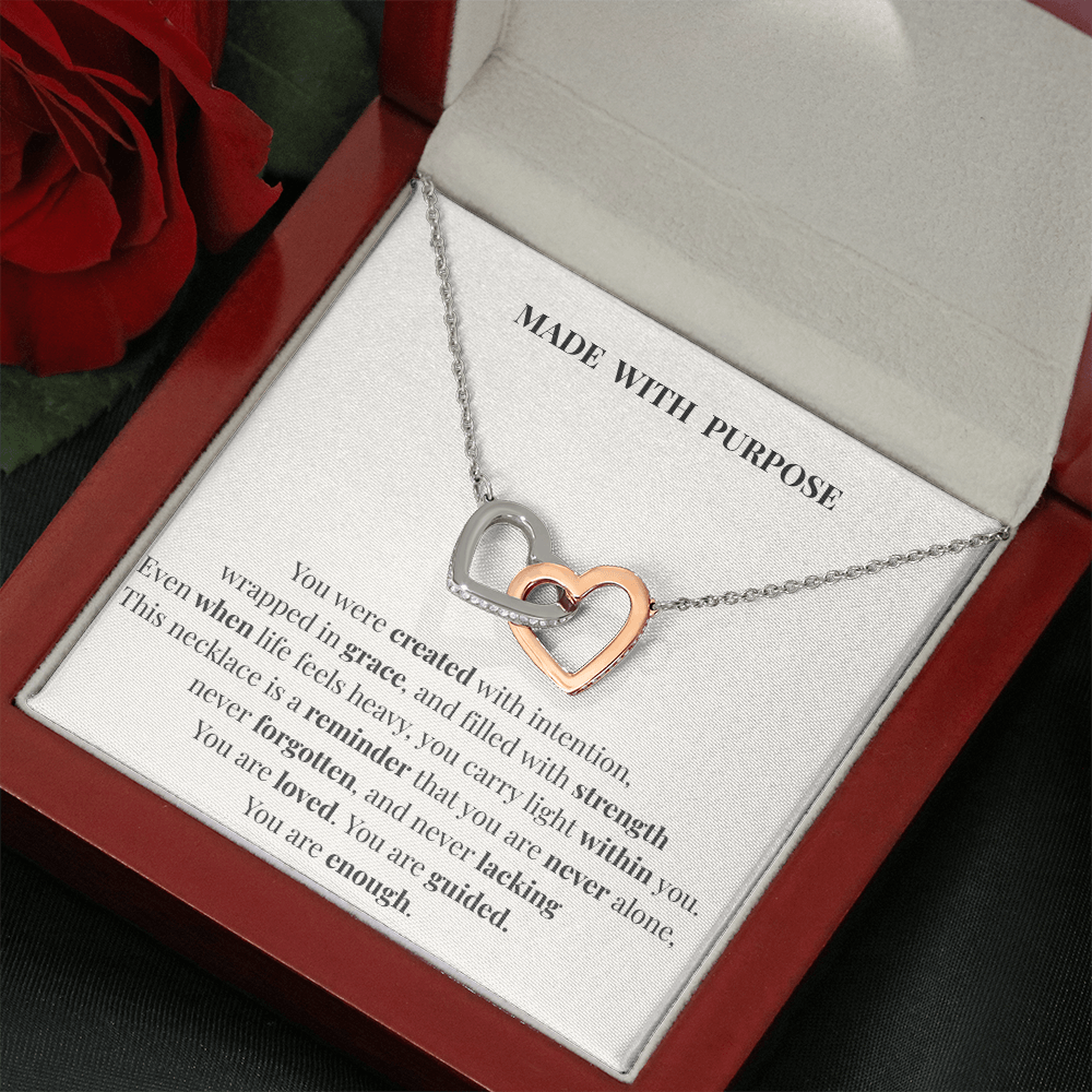 Made With Purpose Necklace – Inspirational Gift of Faith, Strength & Meaning