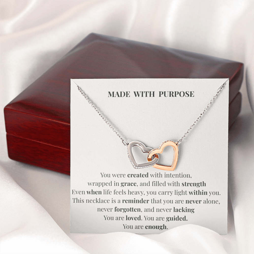 Made With Purpose Necklace – Inspirational Gift of Faith, Strength & Meaning
