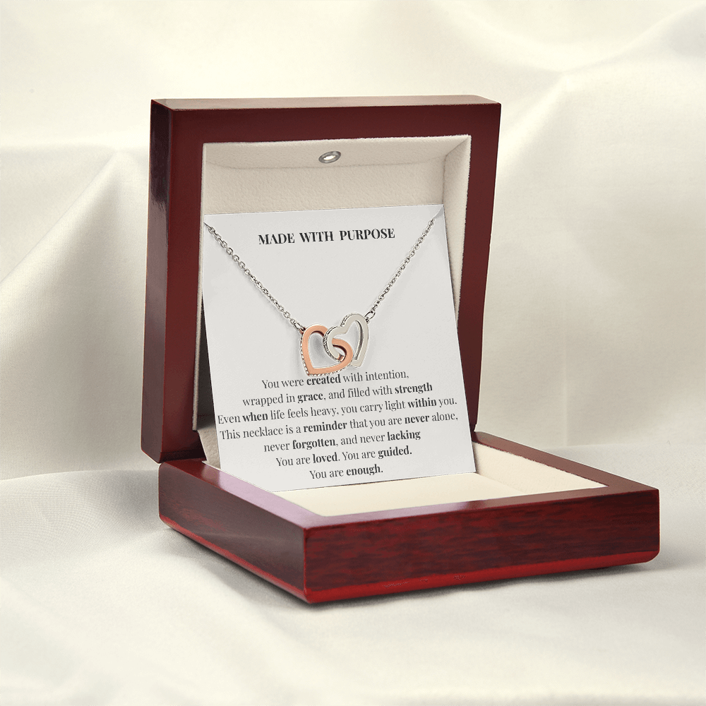 Made With Purpose Necklace – Inspirational Gift of Faith, Strength & Meaning