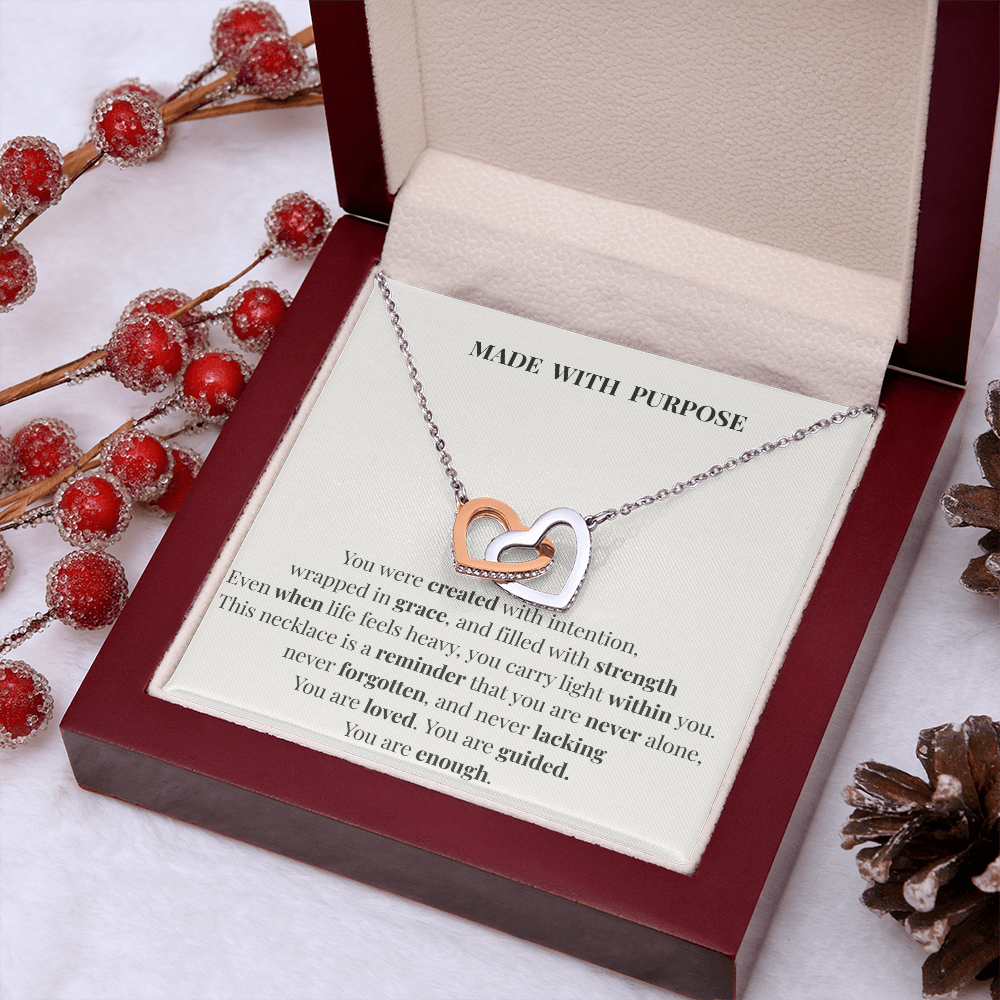 Made With Purpose Necklace – Inspirational Gift of Faith, Strength & Meaning