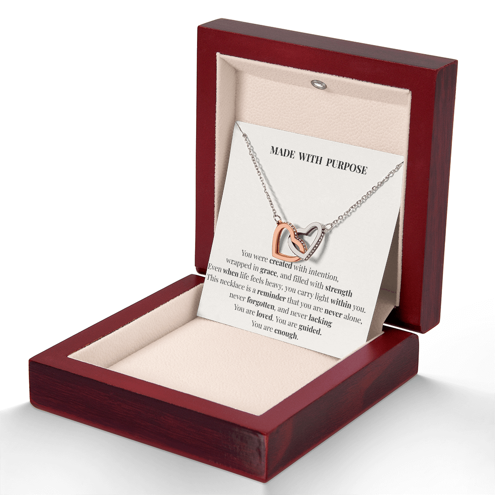 Made With Purpose Necklace – Inspirational Gift of Faith, Strength & Meaning