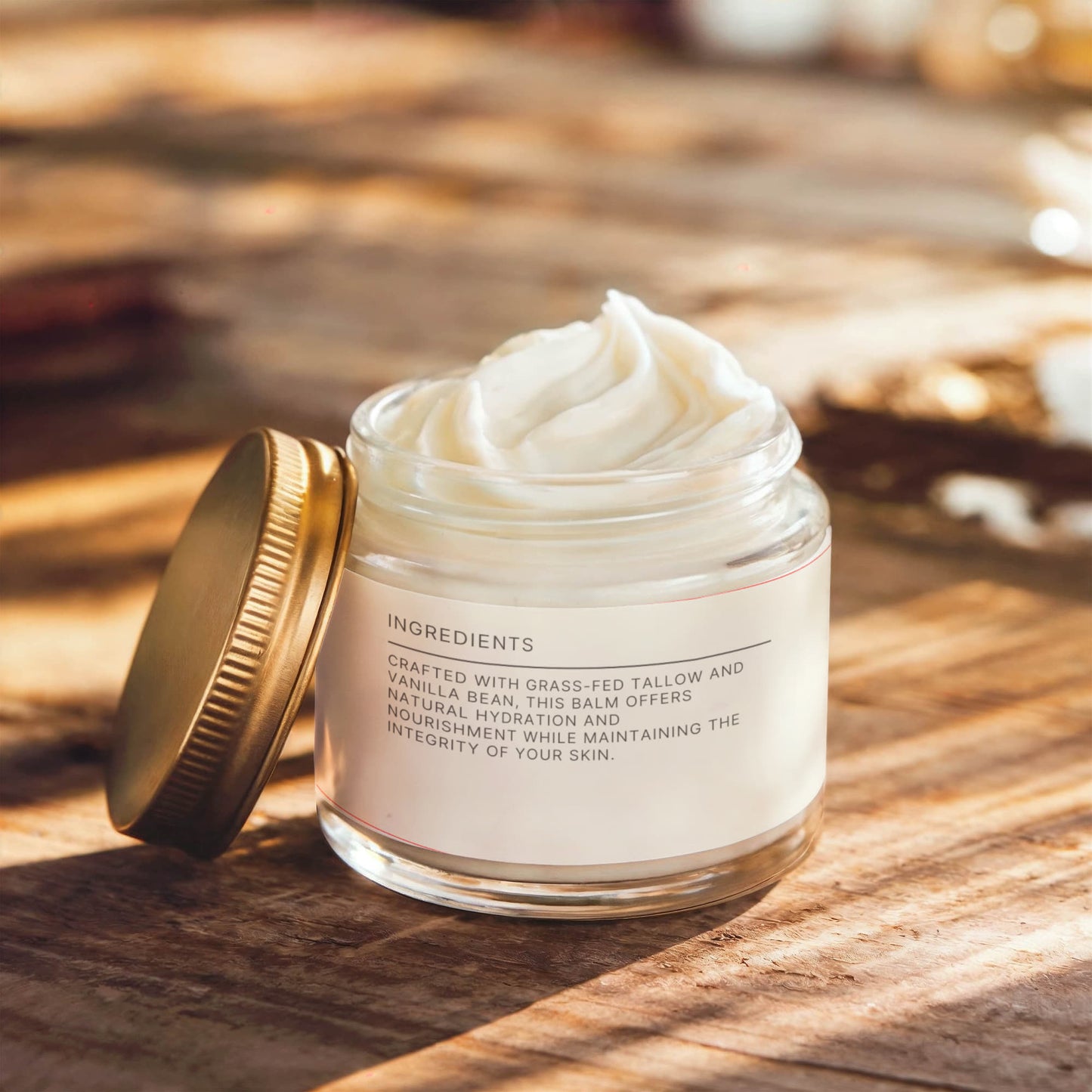 VEHAVEN ESSENTIALS Whipped Grass-Fed Tallow Balm with Vanilla Bean