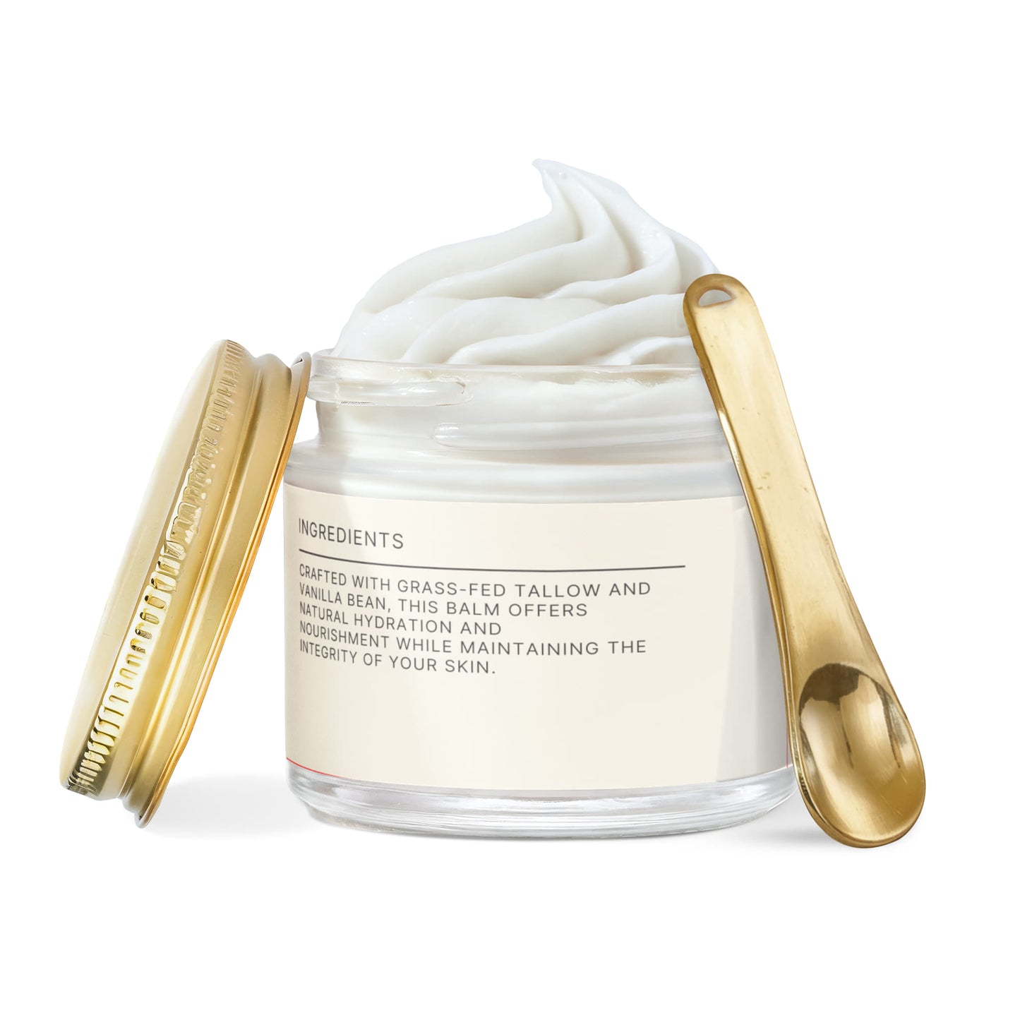 VEHAVEN ESSENTIALS Whipped Grass-Fed Tallow Balm with Vanilla Bean