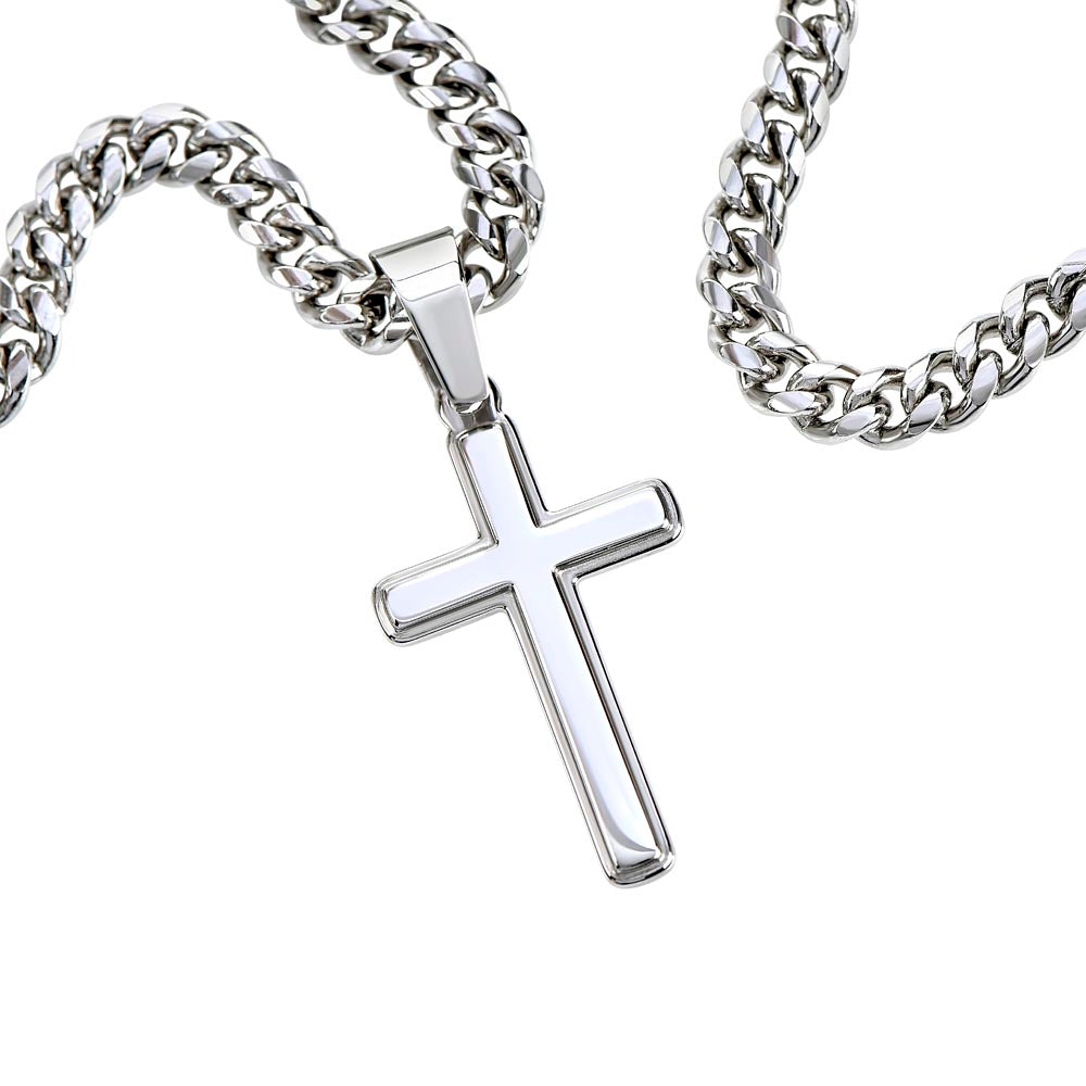 To My Son – Forever Loved Dad's Promise Necklace 18K ”