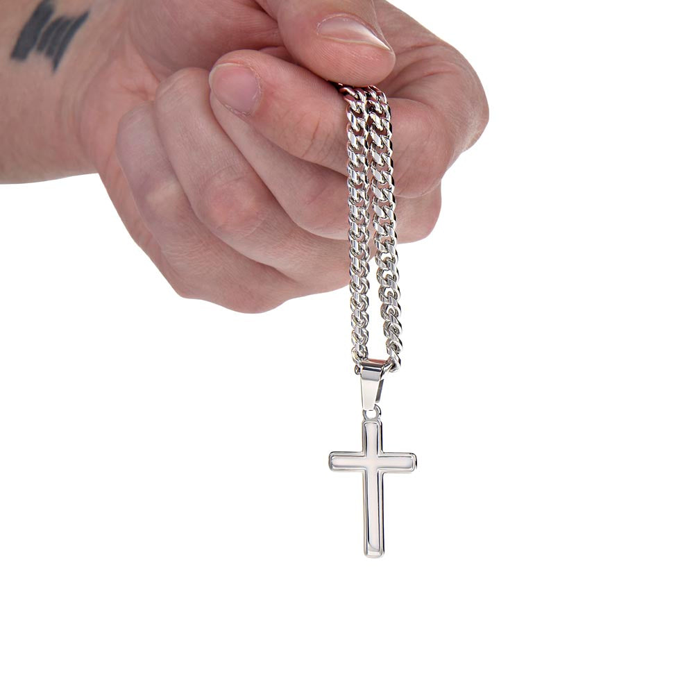 To My Son – Forever Loved Dad's Promise Necklace 18K ”