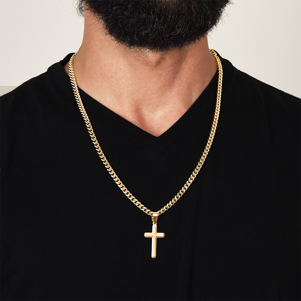 To My Son – Forever Loved Dad's Promise Necklace 18K ”