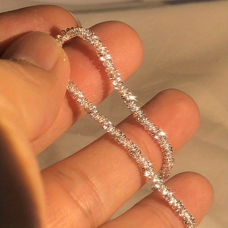1pc Radiant Mens & Womens Sky Star Necklace - Dazzling Cubic Zirconia, Minimalist Design, Adjustable 18-30 Inches, Perfect for Any Occasion