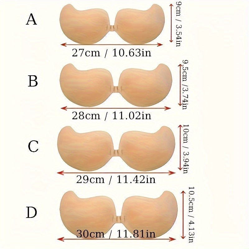 Ultra-Thin Silicone Nipple Covers - Self-Adhesive Push Up for a Seamless Look - Invisible Pasties, Perfect Womens Lingerie Accessories for Daily Wear or Special Occasions